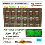 Panel Modul P10 DIP Outdoor Dual Color | RG - RED GREEN (RGY) MERAH - HIJAU